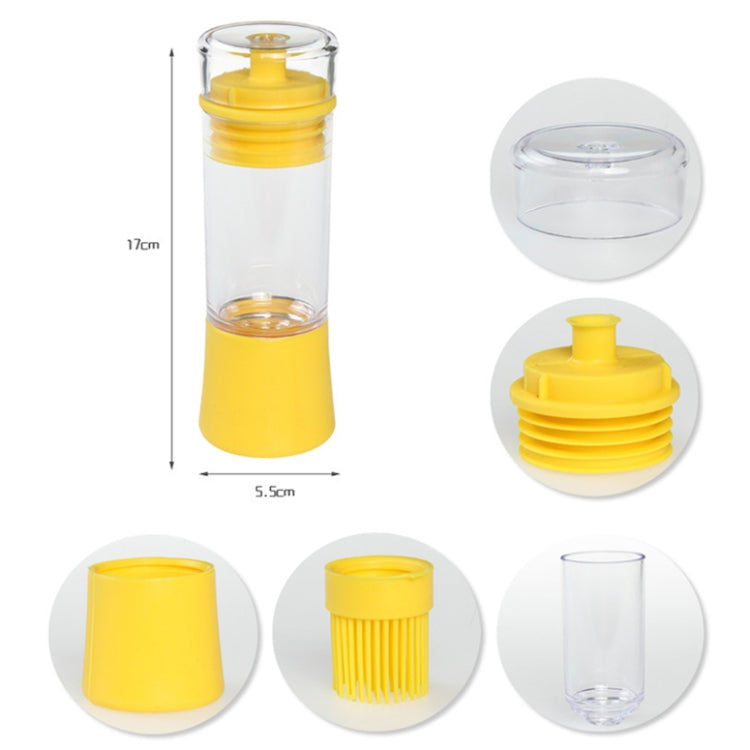 100ml Silicone Brush Head Oil-Saving Pot Healthy Oil Control Anti-Leakage Oil Bottle