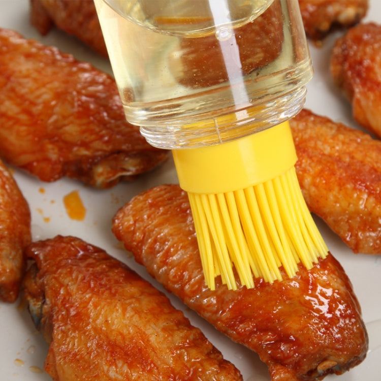 100ml Silicone Brush Head Oil-Saving Pot Healthy Oil Control Anti-Leakage Oil Bottle