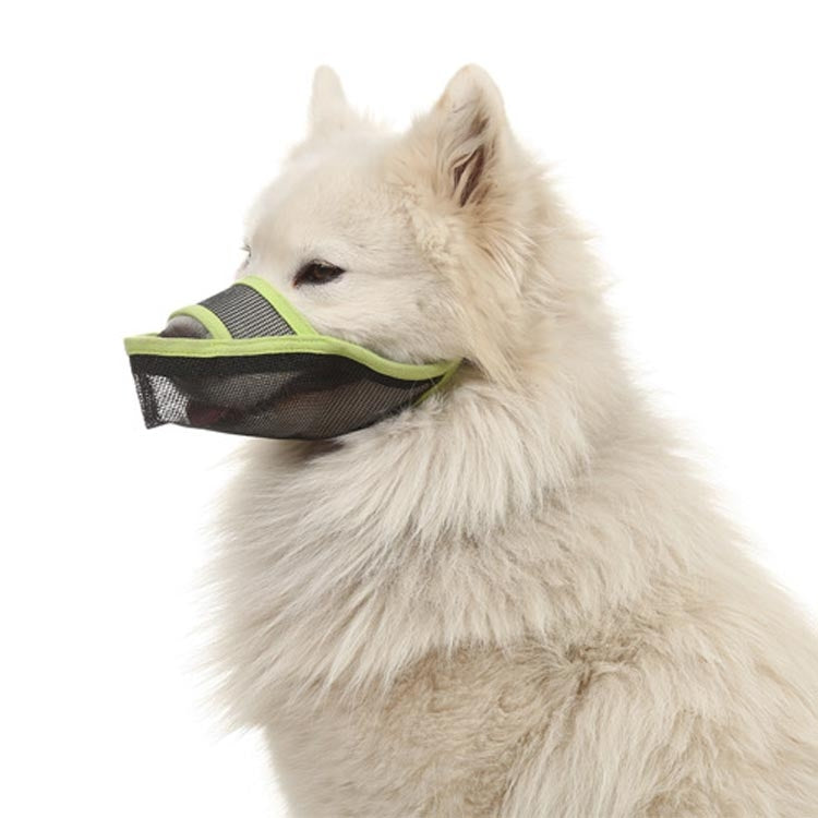 Dog Mouth Cover Anti-Bite Mesh Dog Mouth Cover Medium And Large Dogs Anti-Drop Mask XS