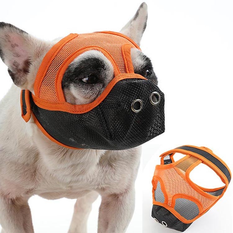 Bulldog Mouth Cover Flat Face Dog Anti-Eat Anti-Bite Drinkable Water Mouth Cover S