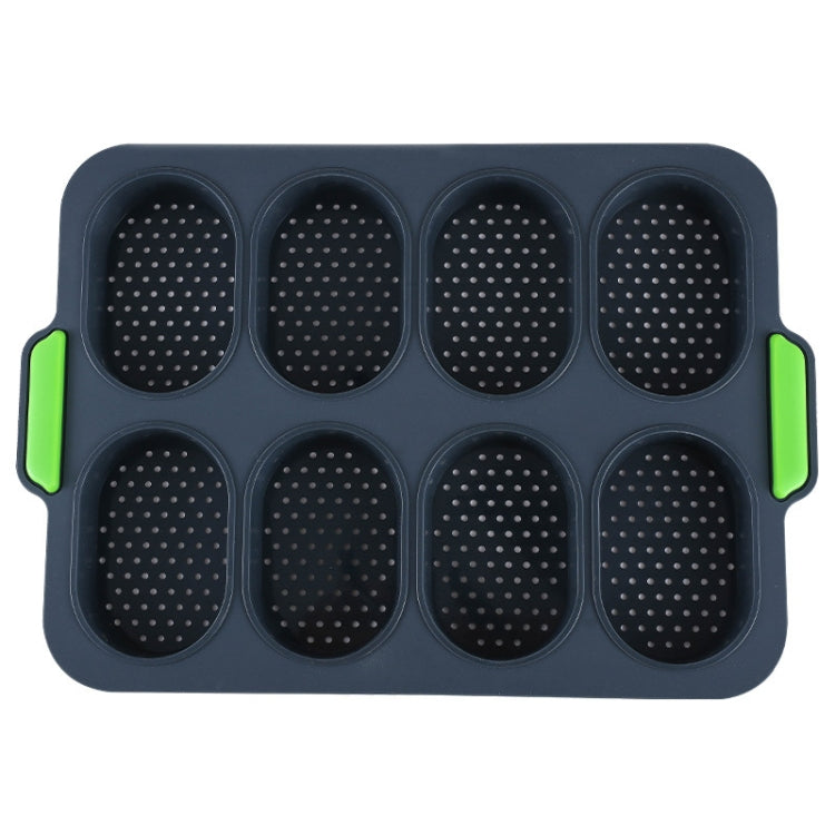 Oval Cake Mold Silicone 8 Grid Non-Stick Household Cake Mold