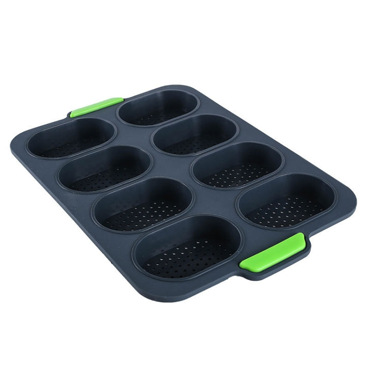 Oval Cake Mold Silicone 8 Grid Non-Stick Household Cake Mold