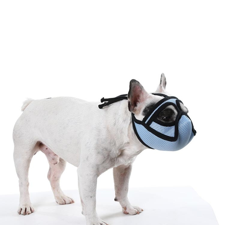 Pet Dog Mouth Cover Mask Flat Face Dog Mouth Cover Anti-Fog And Anti-Dust Mask S