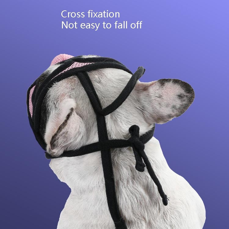 Pet Dog Mouth Cover Mask Flat Face Dog Mouth Cover Anti-Fog And Anti-Dust Mask S