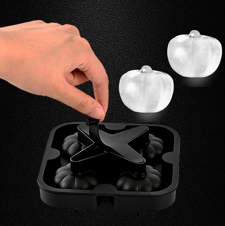 Silicone Ice Tray Ice Ball Mold Pumpkin Round Ice Box Whiskey Beverage Ice Cube Mold