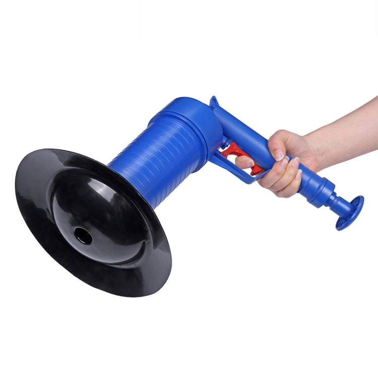 Toilet Plumbing Device Sewer Toilet Hair Suction Cleaner(Elbow Blue)
