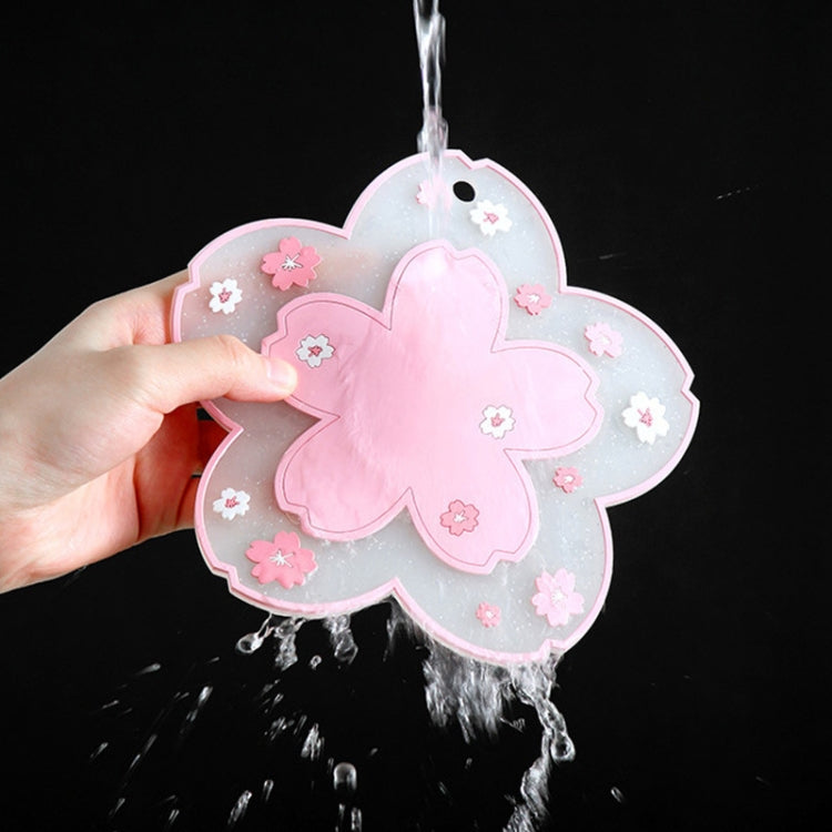 3 PCS Home Cherry Blossoms Silicone Table Mat Non-Slip Mat Insulation Mat, Specification: Powder Coaster