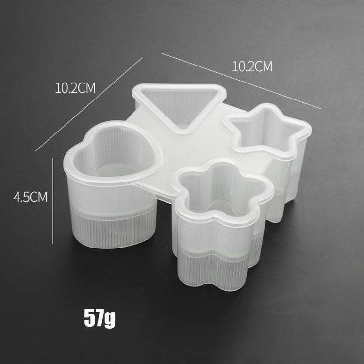 4 Sets Children Bento DIY Rice Ball Sushi Mold Set, Specification: Four Flowers