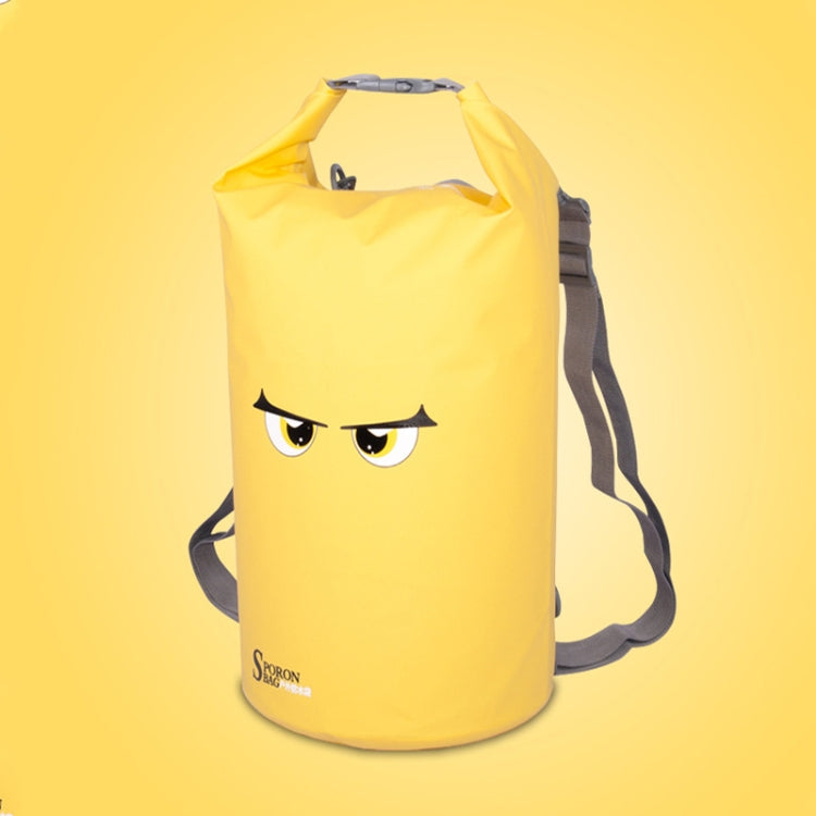 10L SPORON Outdoor Seaside Beach Swimming Rafting Waterproof Bag PVC Mesh Cloth Storage Bucket Bag