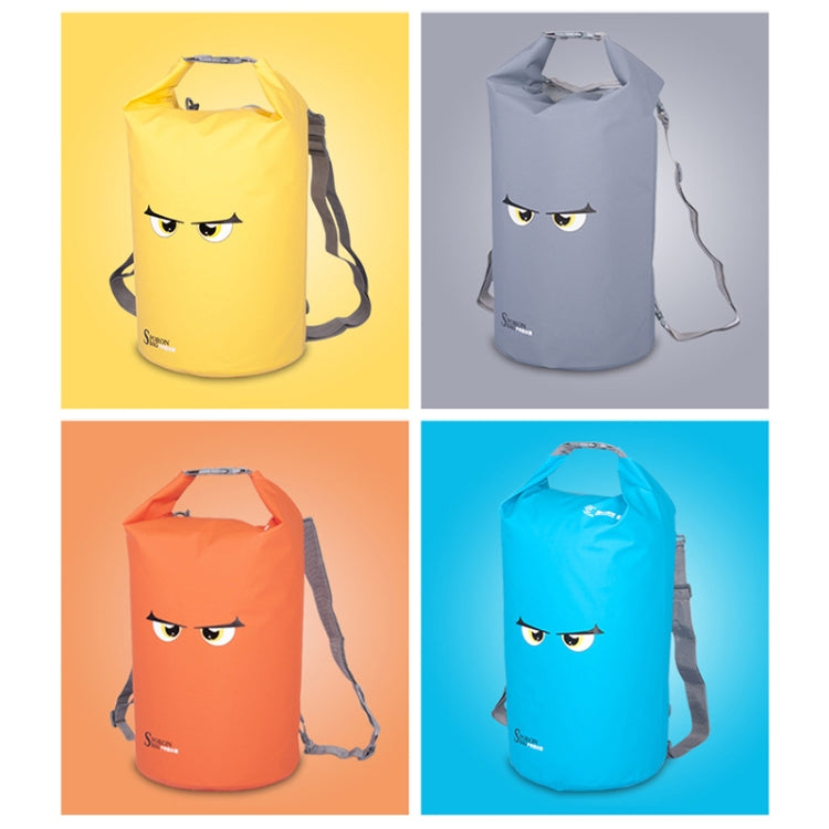 10L SPORON Outdoor Seaside Beach Swimming Rafting Waterproof Bag PVC Mesh Cloth Storage Bucket Bag