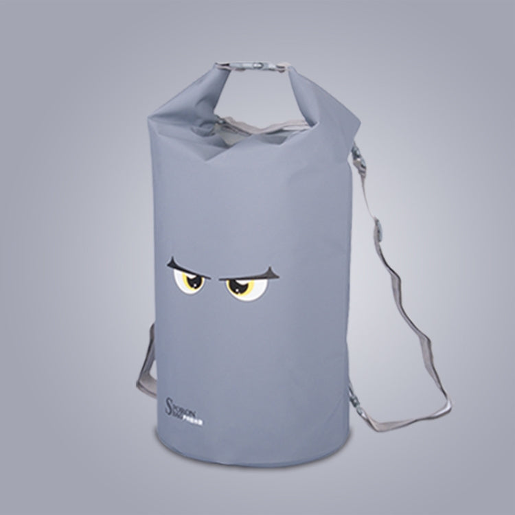 20L SPORON Outdoor Seaside Beach Swimming Rafting Waterproof Bag PVC Mesh Cloth Storage Bucket Bag