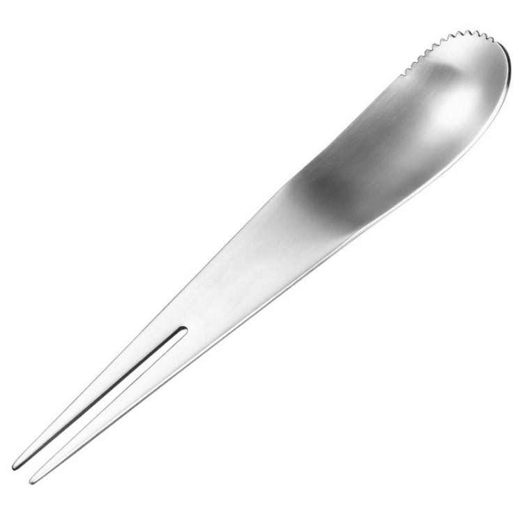 4 PCS Baby Scraping Apple Puree Spoon Stainless Steel Scraper Fruit Puree Fruit Fork Ice Cream Spoon Children Tableware