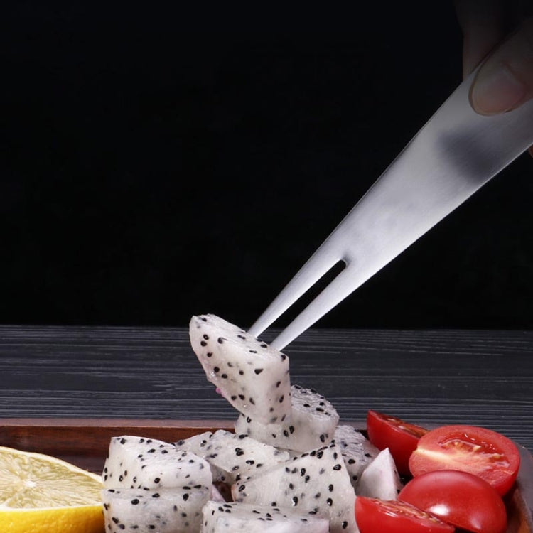4 PCS Baby Scraping Apple Puree Spoon Stainless Steel Scraper Fruit Puree Fruit Fork Ice Cream Spoon Children Tableware