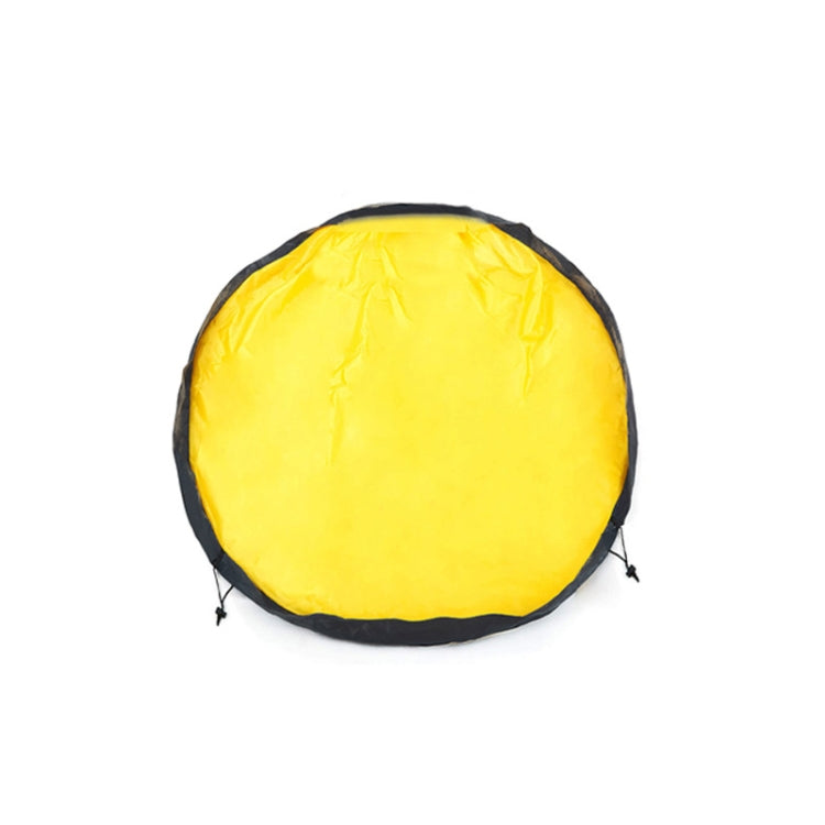 Children Toy Storage Bucket Bag Toy Organizing Quick Storage Bag, Specification: With yellow cushion