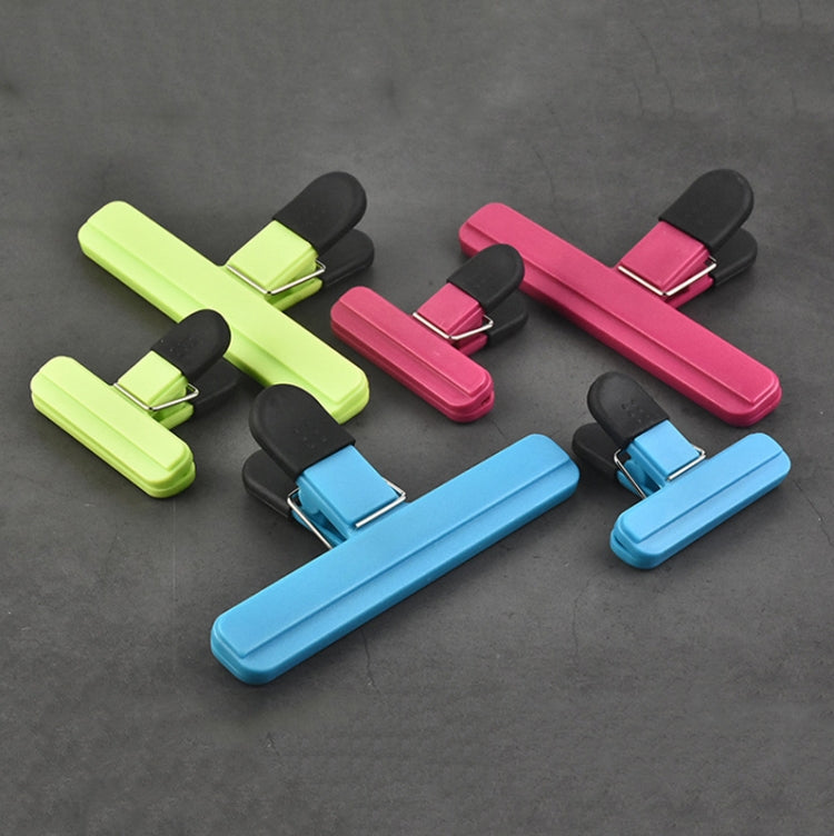 10 PCS Multifunctional Sealing Clip Food Preservation Sealing Clip Office Folder Plastic Bag Clip Small (Green)