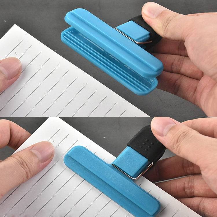 10 PCS Multifunctional Sealing Clip Food Preservation Sealing Clip Office Folder Plastic Bag Clip Small (Rose Red)