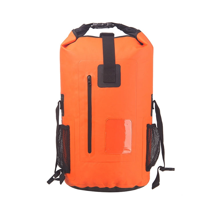 30L PVC Outdoor Waterproof Bag Hiking Mountaineering Waterproof Backpack