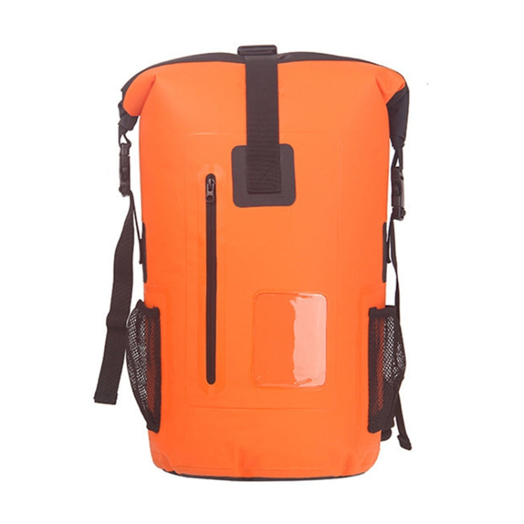 30L PVC Outdoor Waterproof Bag Hiking Mountaineering Waterproof Backpack