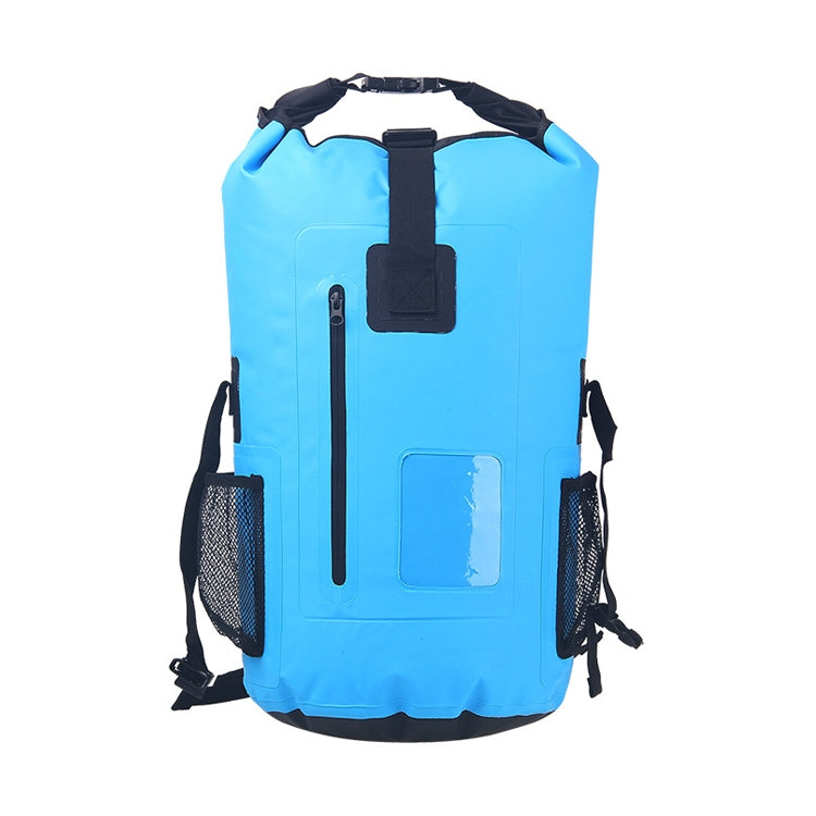 30L PVC Outdoor Waterproof Bag Hiking Mountaineering Waterproof Backpack