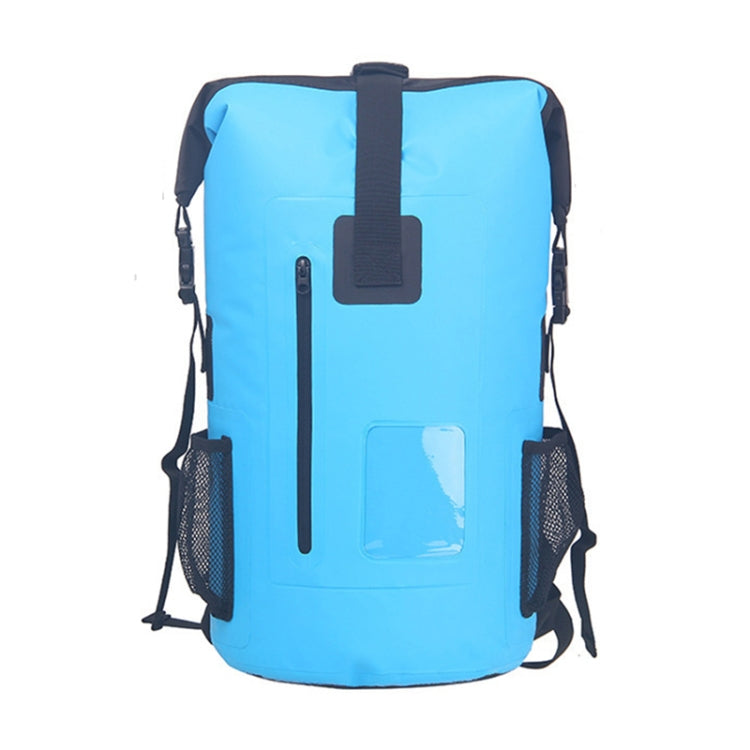 30L PVC Outdoor Waterproof Bag Hiking Mountaineering Waterproof Backpack