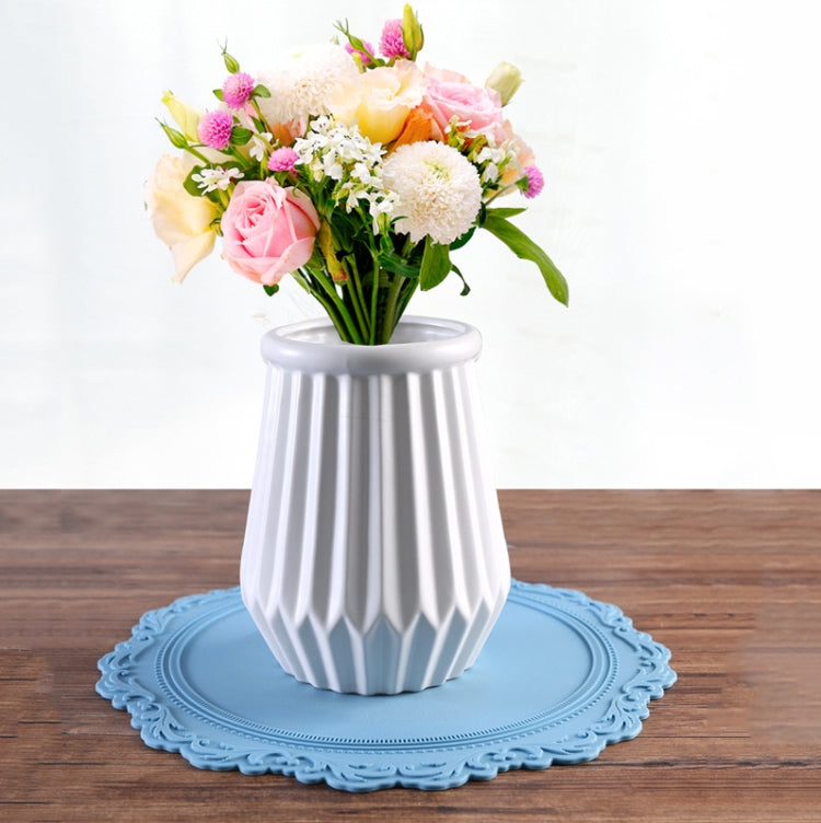 Embossed Silicone Heat Insulation Pad Decorative Mat Thick Round Silicone Pot Mat