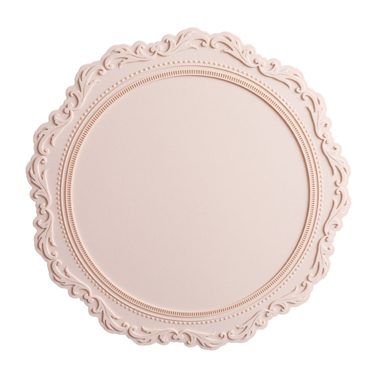 Embossed Silicone Heat Insulation Pad Decorative Mat Thick Round Silicone Pot Mat