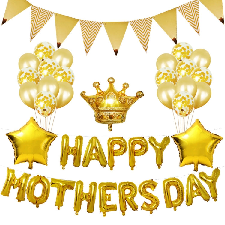 Mother Day 16-Inch Aluminum Film Balloon Set Scene Decoration Party Events