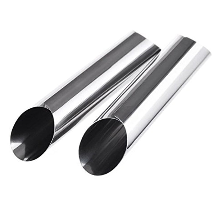 20 PCS Oblique Double-Head Stainless Steel Large Spiral Tube Non-Stick Croissant Mold Croissant Tool