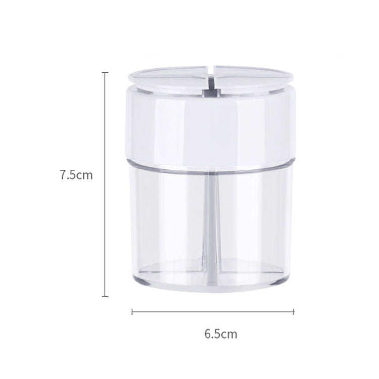 2 PCS Household Kitchen Seasoning Box Four Grid Seasoning Bottle