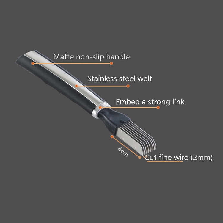 2 PCS Stainless Steel Onion Cutter Household Kitchen Gadgets, Specification: A