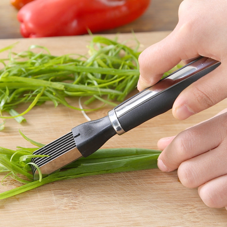 2 PCS Stainless Steel Onion Cutter Household Kitchen Gadgets, Specification: A