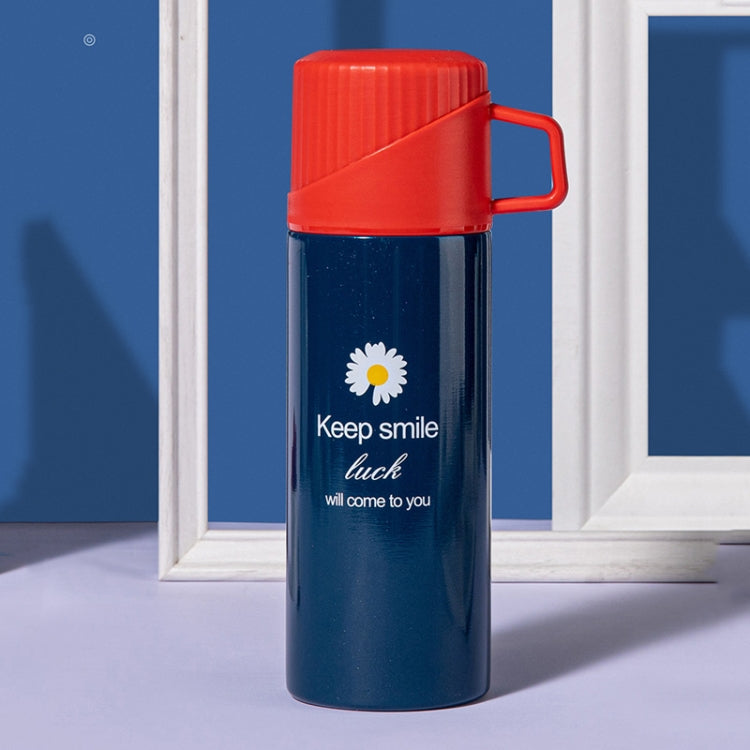 Daisy Pattern Outdoor Travel Stainless Steel Insulated Water Cup