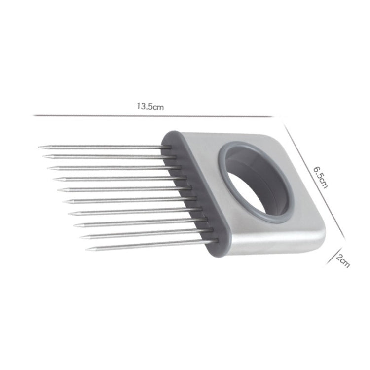 Steak Loose Meat Tenderizer Needle Cutting Vegetables Protection Slice Holder Onion Fork