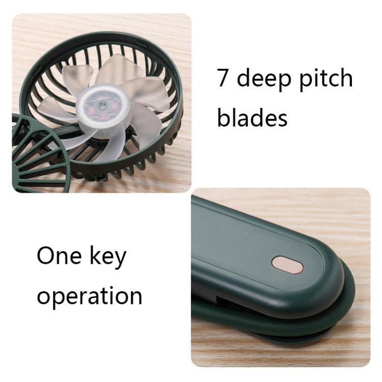 LN2 Hanging Neck Small Fan Outdoor Foldable USB Lazy Handheld Fan