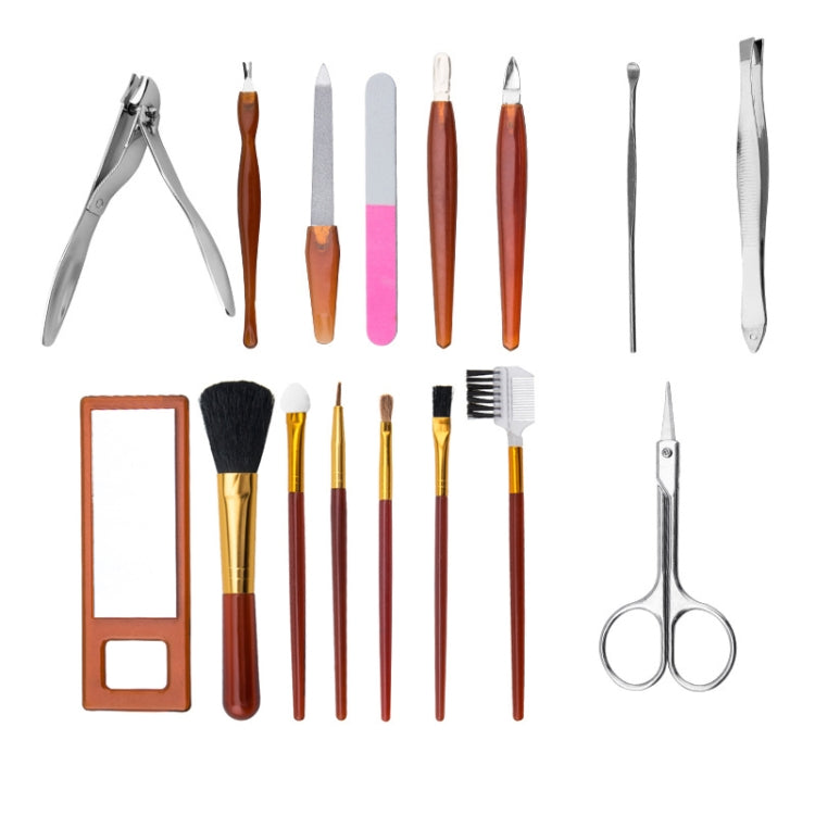 2 PCS 18 in 1 Nail Scissors Set Manicure Pliers Nail Tools