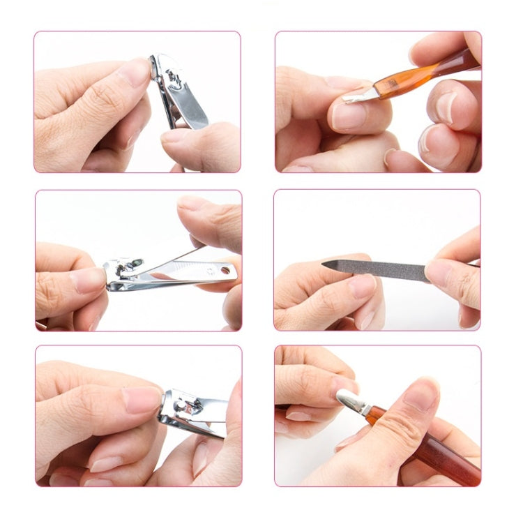 2 PCS 18 in 1 Nail Scissors Set Manicure Pliers Nail Tools