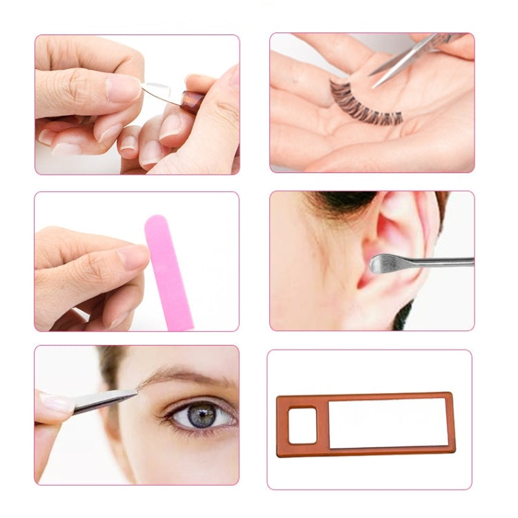 2 PCS 18 in 1 Nail Scissors Set Manicure Pliers Nail Tools