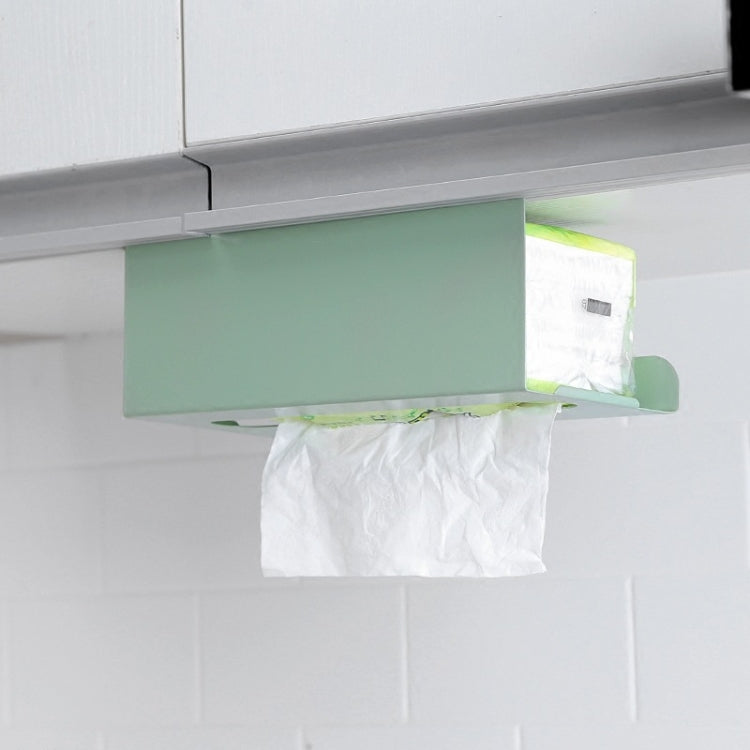 2 PCS Wrought Iron Spray Paint Paper Towel Rack Removable Absorbent Paper Towel Rack