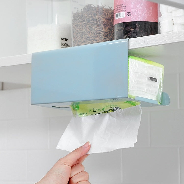 2 PCS Wrought Iron Spray Paint Paper Towel Rack Removable Absorbent Paper Towel Rack