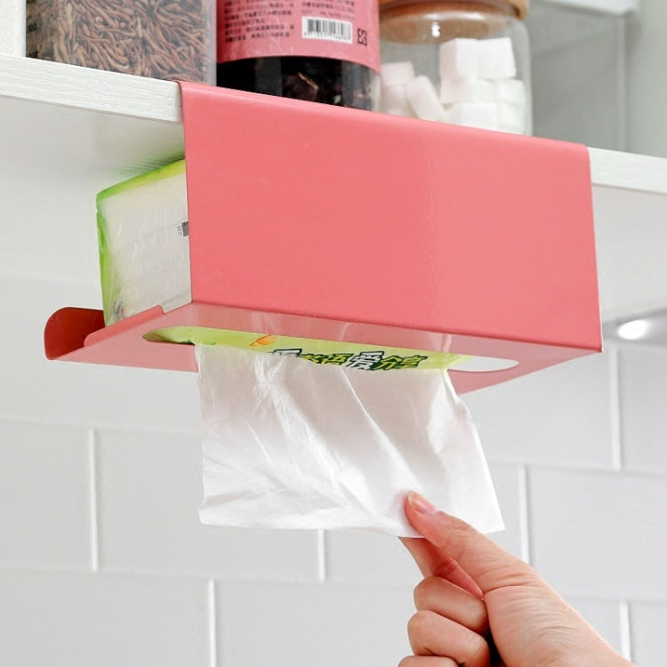 2 PCS Wrought Iron Spray Paint Paper Towel Rack Removable Absorbent Paper Towel Rack