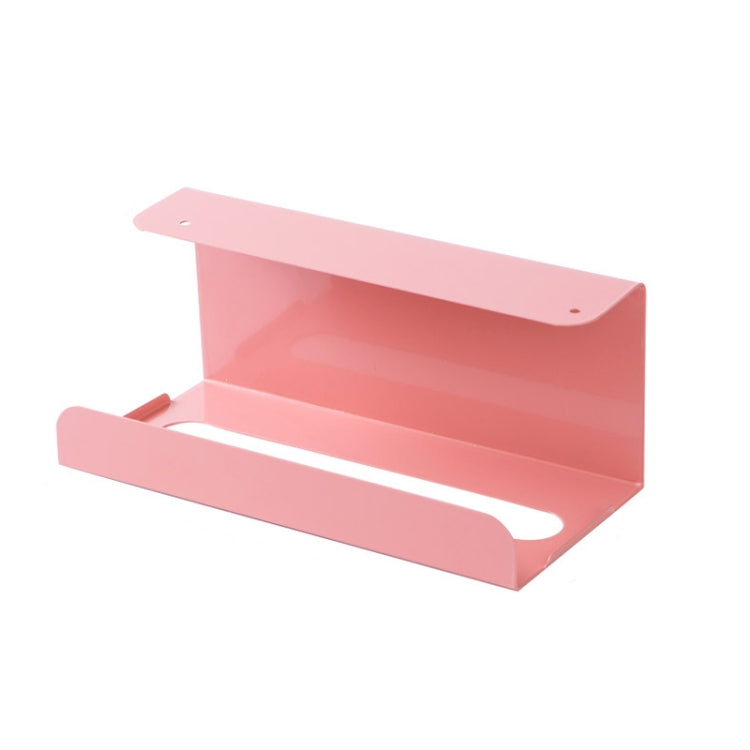 2 PCS Wrought Iron Spray Paint Paper Towel Rack Removable Absorbent Paper Towel Rack