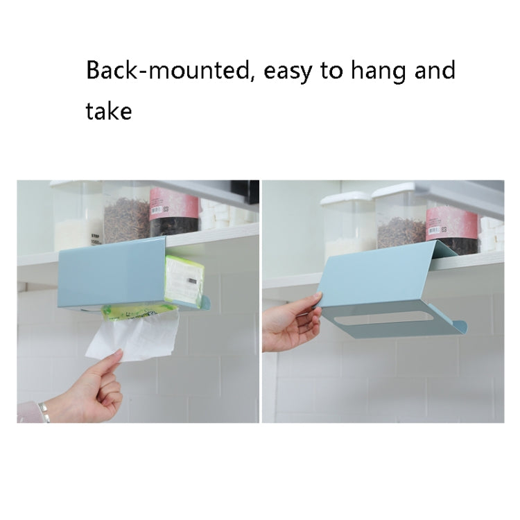 2 PCS Wrought Iron Spray Paint Paper Towel Rack Removable Absorbent Paper Towel Rack