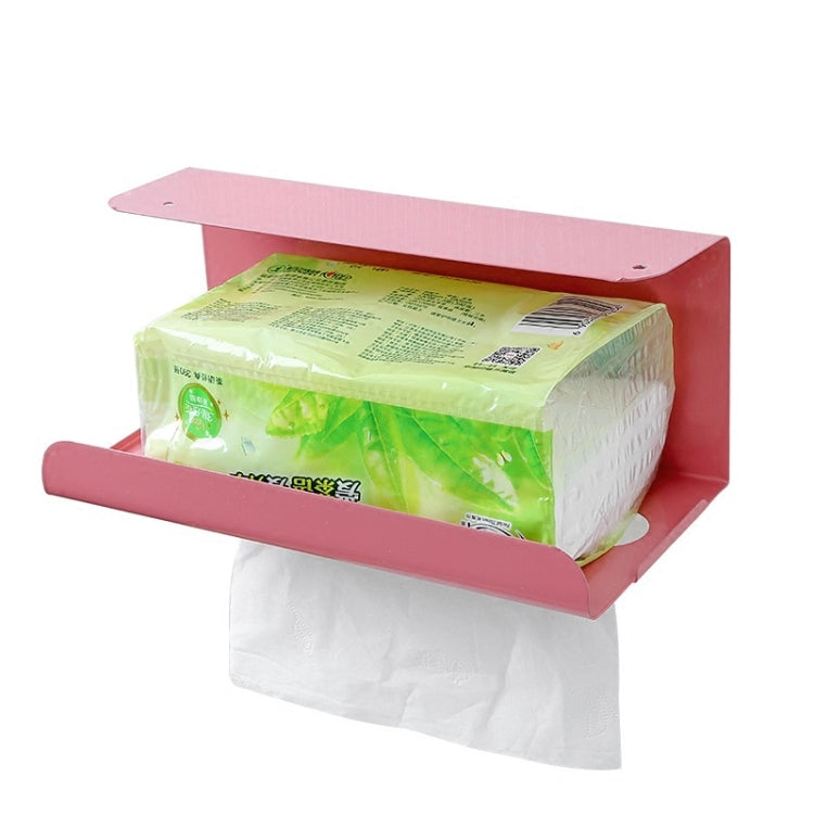 2 PCS Wrought Iron Spray Paint Paper Towel Rack Removable Absorbent Paper Towel Rack