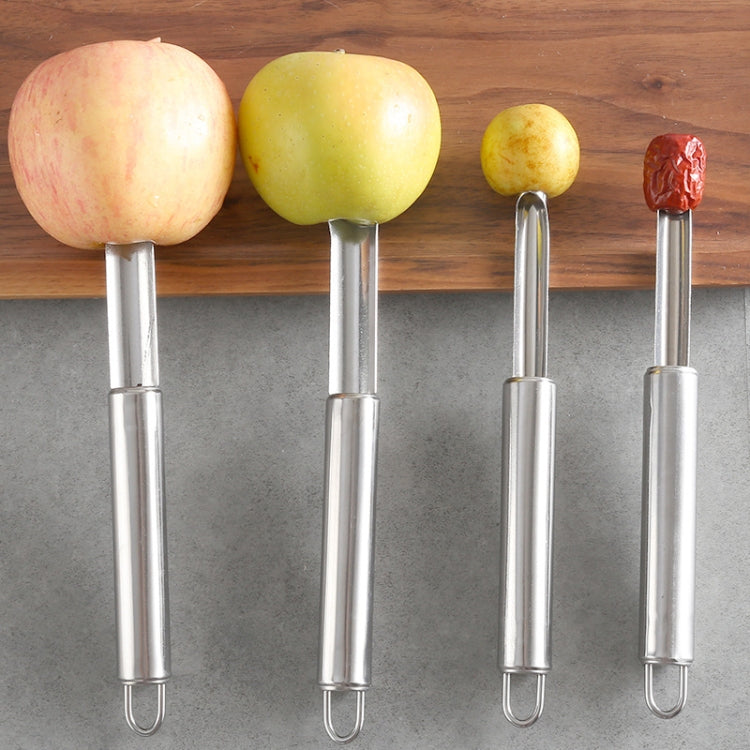 3 PCS Kitchen Stainless Steel Thickened Hawthorn And Red Dates Corer, Specification: 1.4cm