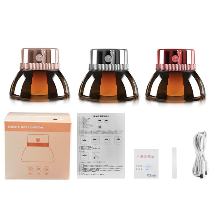 G1 Home Mini USB Desktop Ultrasonic Lens Humidifier(Gold)