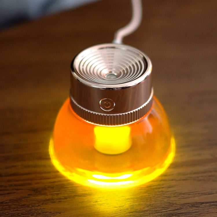 G1 Home Mini USB Desktop Ultrasonic Lens Humidifier(Gold)