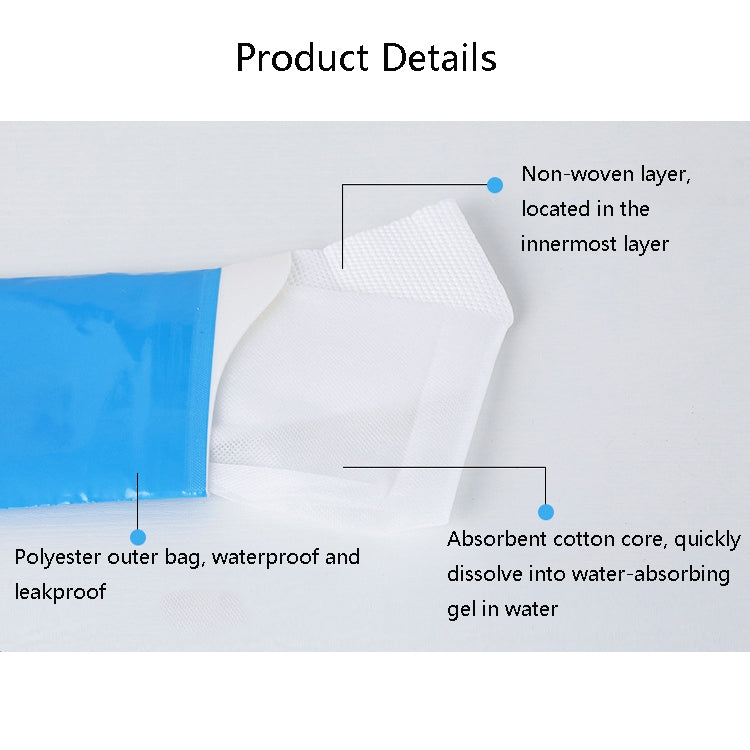 4 PCS Convenient Travel Emergency Urine Bag Car Urinal Bag(Blue)