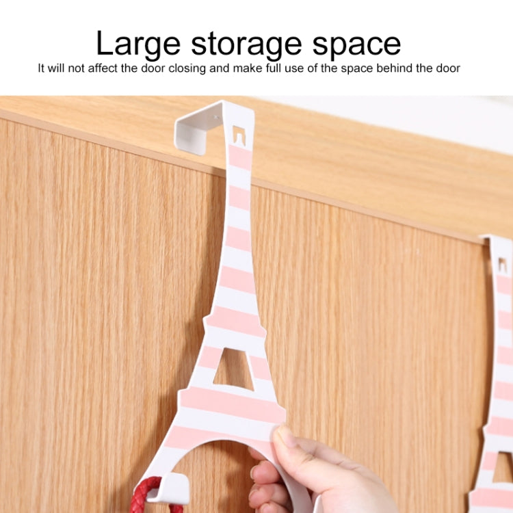 2 PCS Door-Type Clothes Hook Behind The Door Nail-Free Seamless Hook