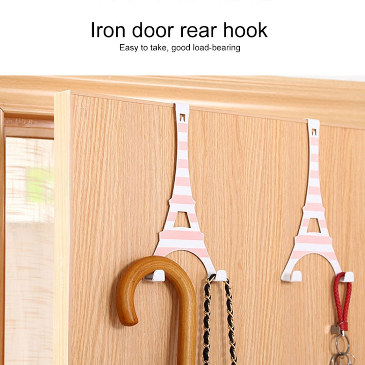 2 PCS Door-Type Clothes Hook Behind The Door Nail-Free Seamless Hook