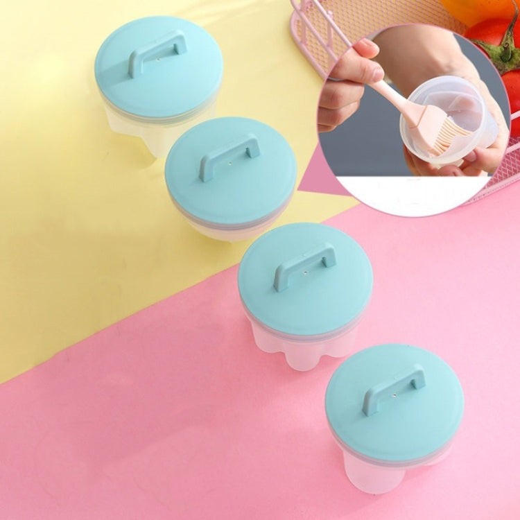 4 in 1 Poached Egg Mold Set Household Poached Egg Egg Cup Egg Steamer with Oil Brush